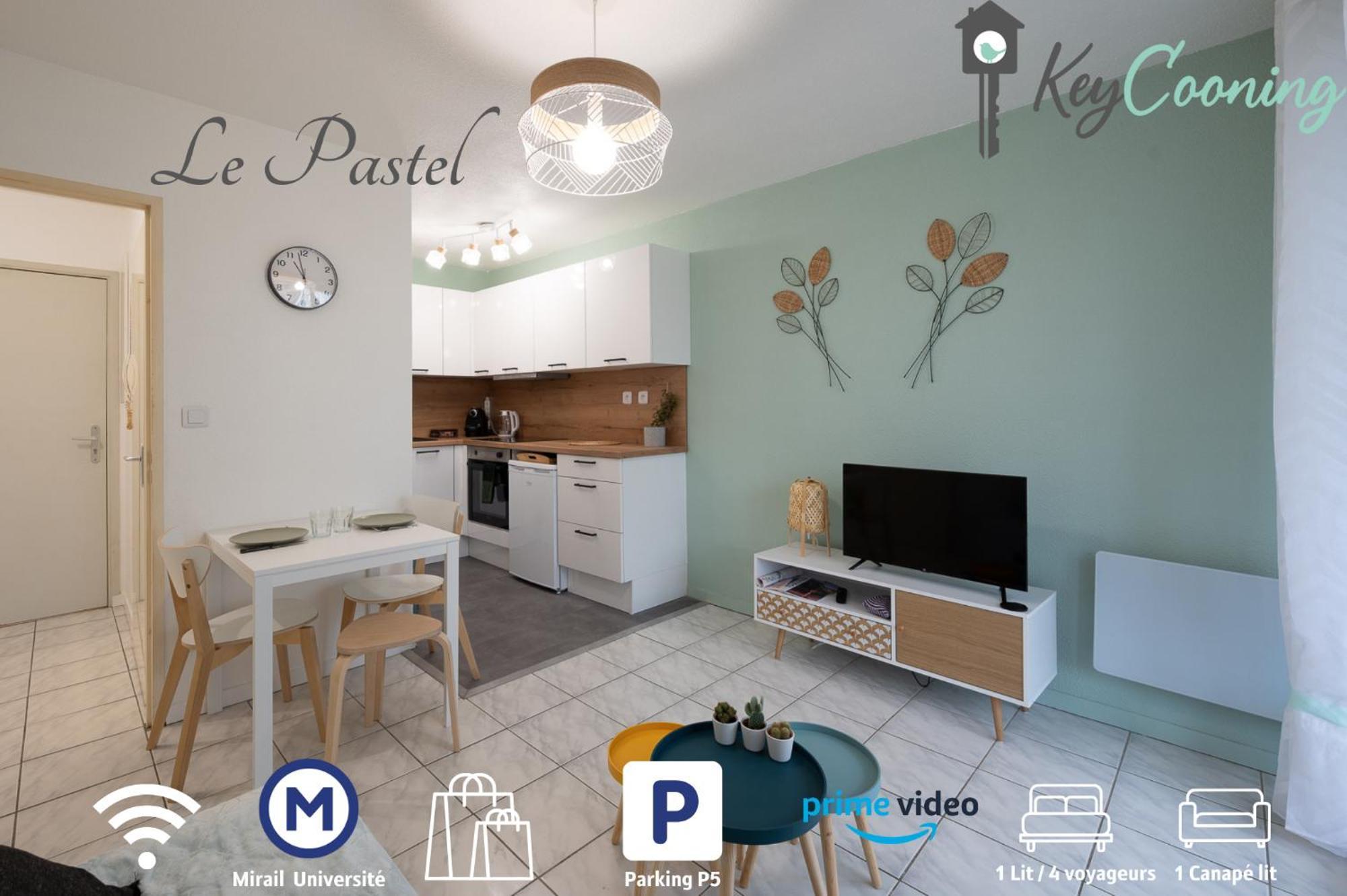 툴루즈 Le Pastel - Metro/ Centres De Formation-Fac-Thales 아파트 외부 사진